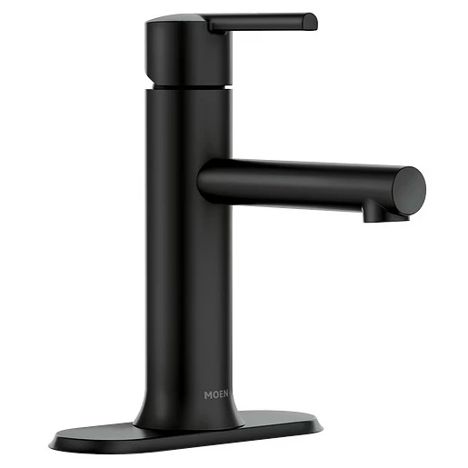 MOEN 84770BL ARLYS MATTE BLACK ONE-HANDLE LOW ARC LOW PROFILE BATHROOM FAUCET 3 MOEN 84770BL ARLYS MATTE BLACK ONE-HANDLE LOW ARC LOW PROFILE BATHROOM FAUCET