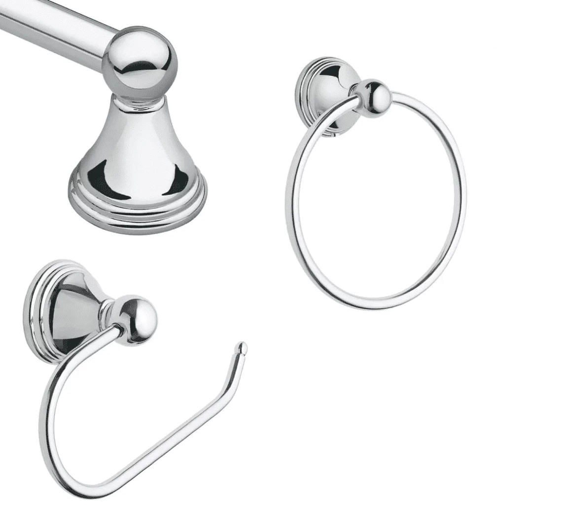 MOEN DN8433CH PRESTON KIT (3) PH/18 TB/TR CH 3 MOEN DN8433CH PRESTON KIT (3) PH/18 TB/TR CH