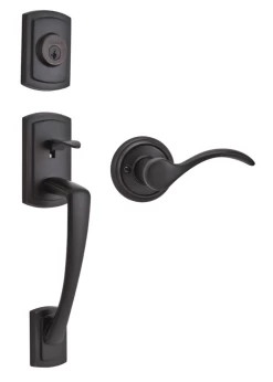 WEISER GCL9471GYTP11PVP HANDLESET GRAYSON/TRAPANI VEN.BRONZE (D)