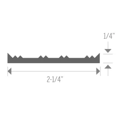 M-D PRO CM3210SCL75 ALUMINUM SABRE TOOTH STRAIGHT EDGE – SATIN CLEAR ANODIZED (SCA) – 2-1/4 IN. (57 MM) X 6.3 FT. (1.9 M) 7 M-D PRO CM3210SCL75 ALUMINUM SABRE TOOTH STRAIGHT EDGE – SATIN CLEAR ANODIZED (SCA) – 2-1/4 IN. (57 MM) X 6.3 FT. (1.9 M) -Lumber Hardware Store chrnsnp5krchj1nztn8b