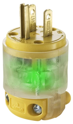 LEVITON 515PV YL LITED PLUG WORKSHOP 2PO 3WI 15A125V