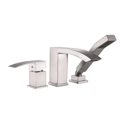 KODAEN F33103BN SATRO THREE HOLE DECK MOUNTED BATHTUB FAUCET