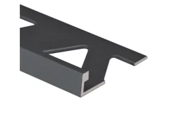 PROVA CM2152SBK12 FLAT TILE EDGE – SATIN BLACK (SBK) – 1/2 IN. (12.5 MM) X 12 FT.