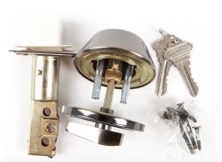 100452 TOUGH GUARD DOOR LOCK DEAD BOLT SINGLE CYLINDER PEWTER