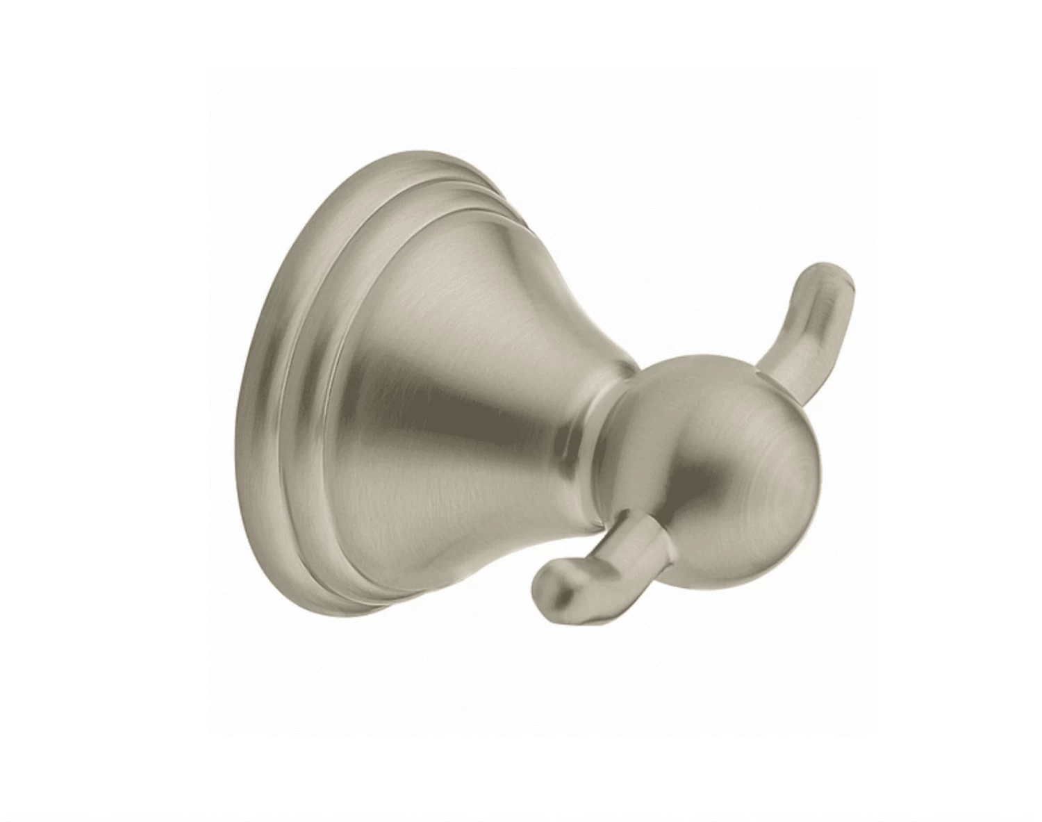 MOEN DN8403BN PRESTON DOUBLE ROBE HOOK BN 3 MOEN DN8403BN PRESTON DOUBLE ROBE HOOK BN