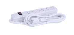 140001 POWER BAR W/SURGE 6FT 6 OUTLET 280 JOULES