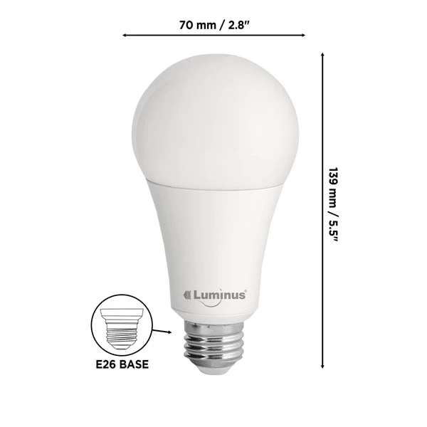 LUMINUS PLYC1422 LED 20W A21 2700K 1/PK X 6/CASE 3 LUMINUS PLYC1422 LED 20W A21 2700K 1/PK X 6/CASE