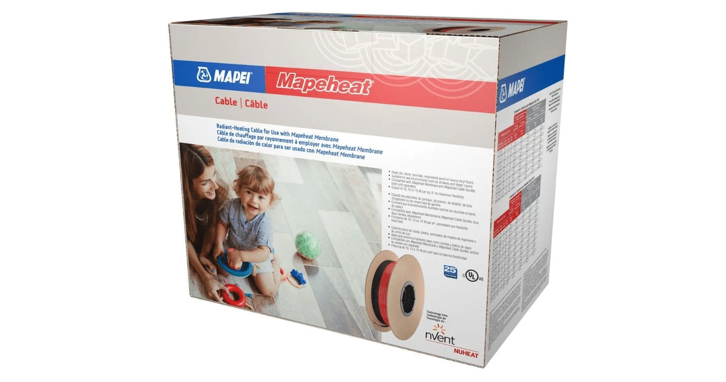 MAPEI MAPEHEAT CABLE 240V-25 SFT 2859701 3 MAPEI MAPEHEAT CABLE 240V-25 SFT 2859701