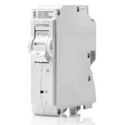 LEVITON LB120-203-GFT 1-Pole 20A 120V GFCI Plug-on Circuit Breaker