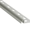 PROVA CM2251SCA08 ROUND TILE EDGE – SATIN CLEAR ANODIZED (SCA) – 3/8 IN. (10 MM) X 8 FT.