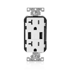 LEVITON T5832 WH DUP REC/2 USB PORT CHARGER 20A125V 5 LEVITON T5832 WH DUP REC/2 USB PORT CHARGER 20A125V -Lumber Hardware Store ggnsuelgwvh28e5spjvb