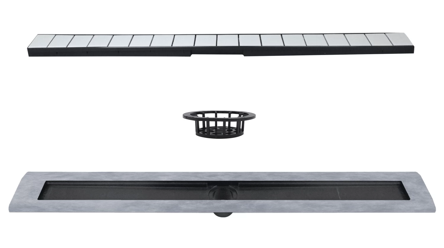 PROVA TT8900TNT42 PROVA LINEAR DRAIN® KIT – TILE-IN-TOP – 42 IN. (107 CM) 3 PROVA TT8900TNT42 PROVA LINEAR DRAIN® KIT – TILE-IN-TOP – 42 IN. (107 CM)