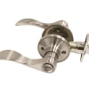 100751 TOUGH GUARD DOOR LOCK LEVER PRIVACY SATIN NICKEL -Lumber Hardware Store hbubro1equ0esmefb7dj