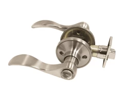100751 TOUGH GUARD DOOR LOCK LEVER PRIVACY SATIN NICKEL
