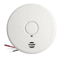 KIDDE I12010S-CA Worry-Free Hardwire 120V Smoke Alarm With 10-Year Sealed Battery Backup