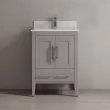 SHERWOOD SOLID WOOD VANITY SW-23-24-CG CASHMERE GREY CABINET WITH WHITE QUARTZ TOP 24IN (W) X 22IN (D) X 33IN (H) 1 SHERWOOD SOLID WOOD VANITY SW-23-24-CG CASHMERE GREY CABINET WITH WHITE QUARTZ TOP 24IN (W) X 22IN (D) X 33IN (H) -Lumber Hardware Store itsolf53or2tqzdmy1do