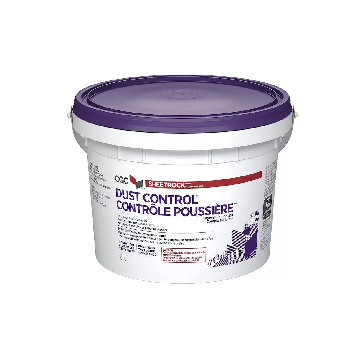 CGC 2L PAIL DUST CONTROL DRYWALL COMPOUND 3 CGC 2L PAIL DUST CONTROL DRYWALL COMPOUND