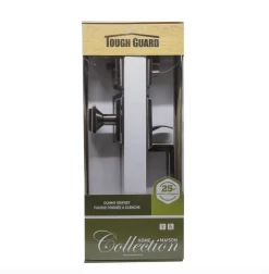 100444-1 TOUGH GUARD DUMMY DOOR LOCK GRIP SQUARE PEWTER