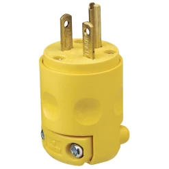 LEVITON 620PV YL PLUG 2PO 3WI 6-20P 20A250V