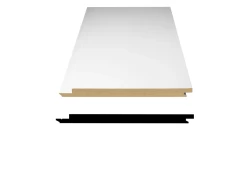 ALEXANDRIA MOULDING 1056A MDF PRMD SHIPLAP WITH 1/4 GAP 1/2 X 5.5/16 X 16FT (D)