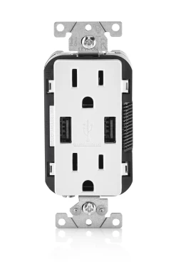 LEVITON T5632 WH DUP REC/2 USB PORT CHARGER 15A125V -Lumber Hardware Store kpngsvpy90qdzb5ihvp0
