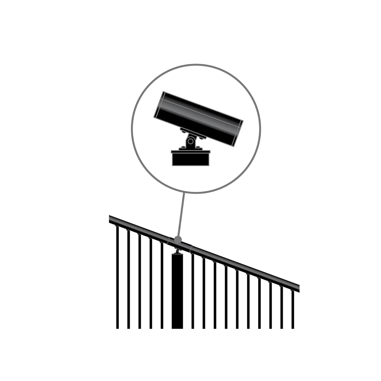 NUVO IRON BLLPC180 Black Inline Post Cap. Used With 39 3/4” Post For 42” High Smooth Line Railing And 33 3/4” Post For 36” High Smooth Line Railing 3 NUVO IRON BLLPC180 Black Inline Post Cap. Used With 39 3/4” Post For 42” High Smooth Line Railing And 33 3/4” Post For 36” High Smooth Line Railing