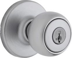 WEISER 9GAC5310-075 LOCK KEYED ENTR FAIRFAX KNOB SATIN CHROME