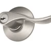 100750 TOUGH GUARD DOOR LOCK LEVER ENTRY SATIN NICKEL -Lumber Hardware Store oicg9dswhtnkycaweyvd