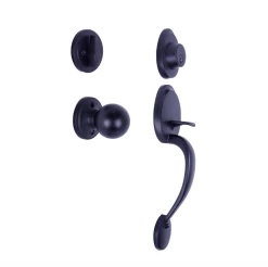 100483 TOUGH GUARD DOOR LOCK GRIP TEARDROP BLACK ORB