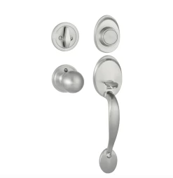 100482 TOUGH GUARD DOOR LOCK GRIP TEARDROP STAINLESS STEEL