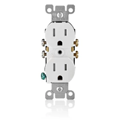 LEVITON T5320 WH REC DUP TR 2POLE 3WI 15A125V 10 PACK -Lumber Hardware Store qieglsdjajyhplc3fwjo