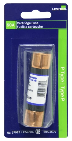 LEVITON 37022 FUSE CRTG P RATED 60A250V