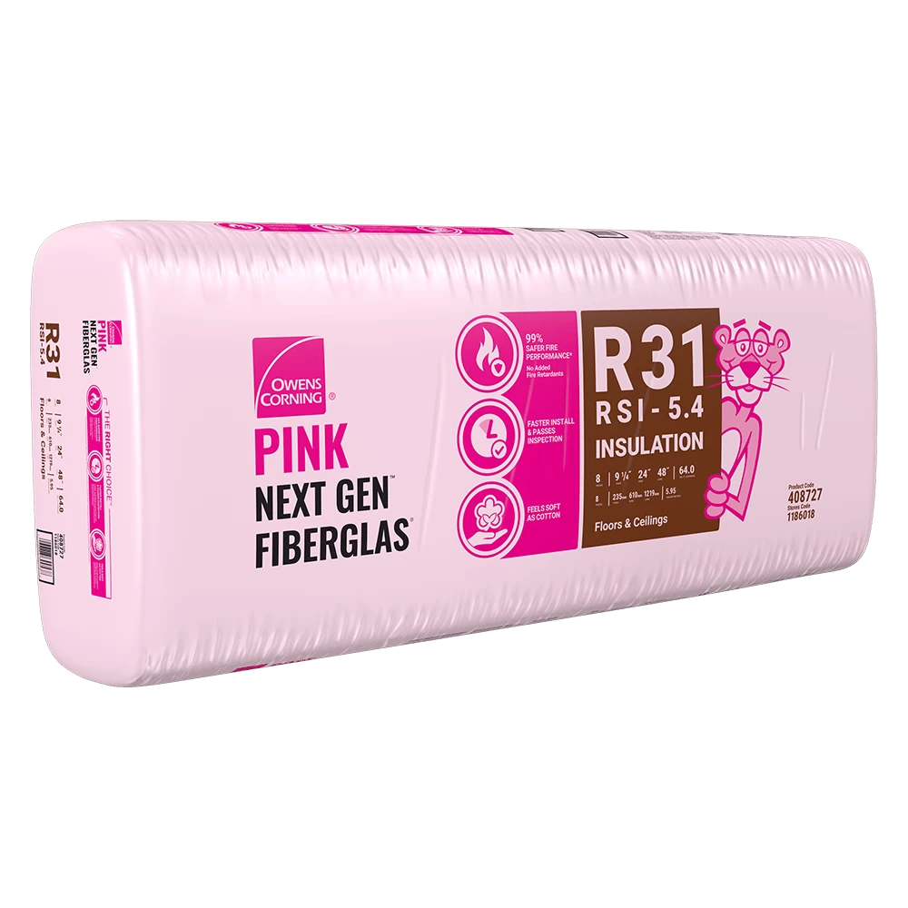 OWENS CORNING R-31 2X10 WOOD STUD 24 INCH NEXT GEN FIBERGLASS INSULATION 24IN X 48IN (64 SF) 4 OWENS CORNING R-31 2X10 WOOD STUD 24 INCH NEXT GEN FIBERGLASS INSULATION 24IN X 48IN (64 SF) - Image 2