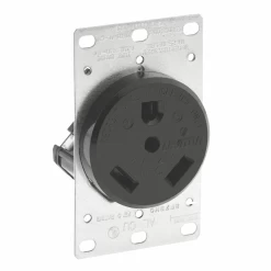 LEVITON 07313 EB REC SGL TRAV FLUSH MNT SHALLOW 2P3W