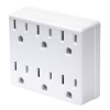 LEVITON 6ADPT WH ADAPT 6OUTLET GRND 3WI 15A125V -Lumber Hardware Store sxtqjmstvrwcsyov8clx