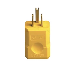 LEVITON 05256 YL PYTHON PLUG 2PO 3WI 5-15P 15A125V