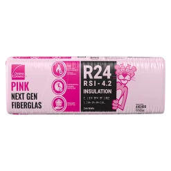 OWENS CORNING R-24 2X6 WOOD STUD 15 INCH NEXT GEN FIBERGLASS INSULATION 15IN X 47IN X 5 1/2IN (33.7 SF)