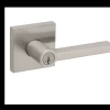 WEISER 9GLA5350-088 LOCK KEYED LEVER HALIFAX SQUARE SATIN NICKEL