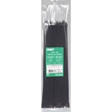 MARR MR-15140 14IN UVBLACK 50LB CABLE TIE BAG/100