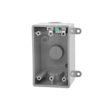 IBERVILLE WPB-T050-G 1 GANG WP BOX THREADED 1/2IN GREY 3 IBERVILLE WPB-T050-G 1 GANG WP BOX THREADED 1/2IN GREY