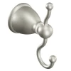 MOEN Y3103BN CALDWELL DOUBLE ROBE HOOK BN
