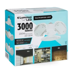 LUMINUS MINI MULTI-LIGHT LED 30W 3000 LUMENS 1/PK -Lumber Hardware Store wovrsijazydpps0zinyj