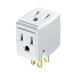 LEVITON 00692 WH CUBE TAP 3WI 15A125V