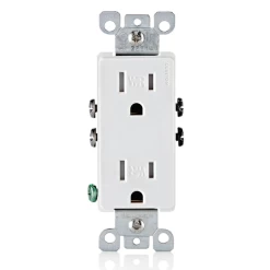 LEVITON W5325-742 WEATHER RESISTANT TR DECORA RECEPTACLE 15A