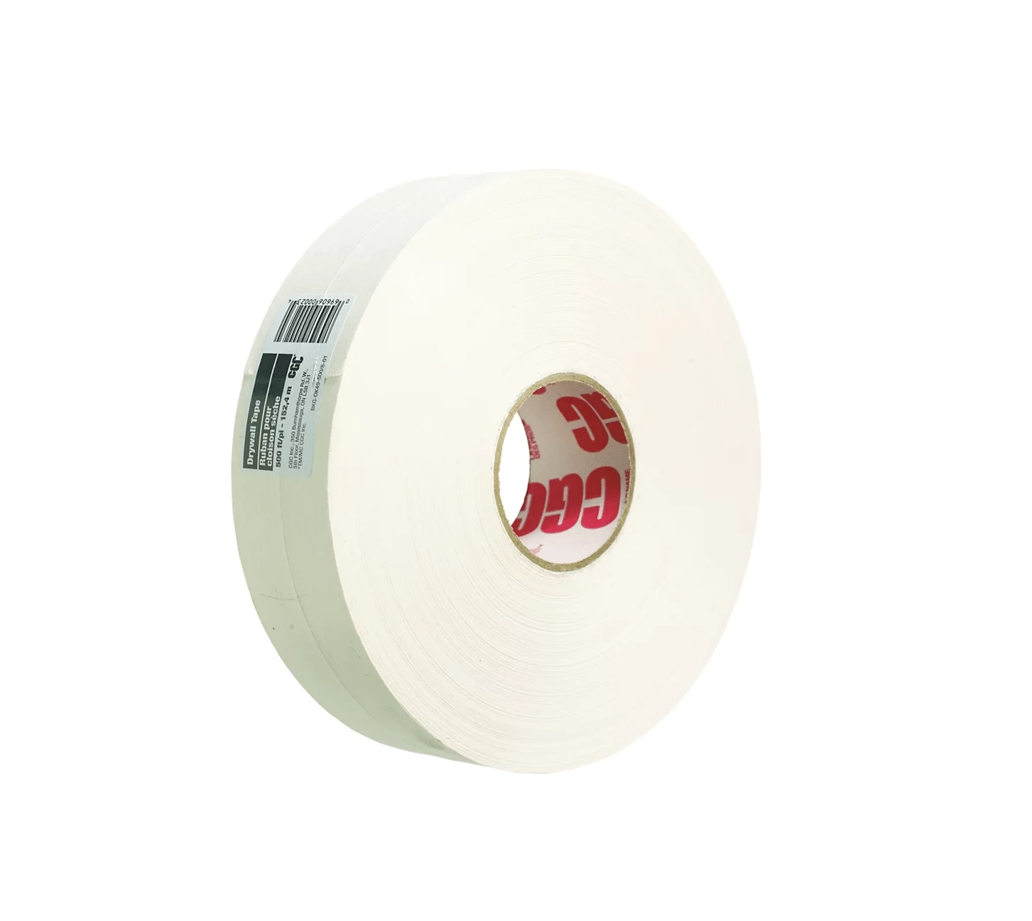 CGC 2-1/16IN X 500FT, DRYWALL PAPER TAPE 3 CGC 2-1/16IN X 500FT, DRYWALL PAPER TAPE