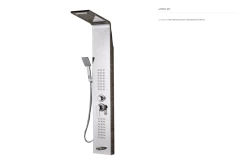 HT-101PC CHROME RAINFALL SHOWER PANEL WITH JETS