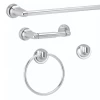 TAYMOR 02-D8450 INFINITY 4 PC BATH SET CH POLISHED CHROME (D)